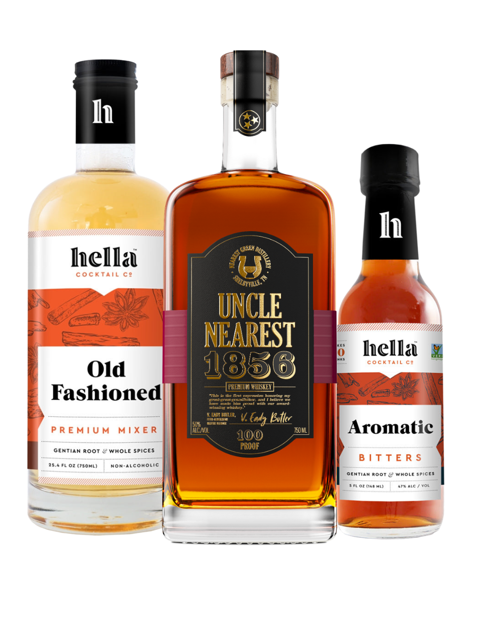 UNCLE NEAREST 1856 PREMIUM AGED WHISKEY OLD FASHIONED COCKTAIL KIT